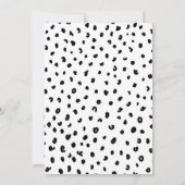 Wild One Safari Dieren Baby shower Uitnodiging JON (Achterkant)