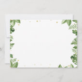 Wild One Safari Dieren Foto Verjaardag Uitnodiging (Achterkant)