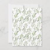 Wild One Safari Dieren Jongen Verjaardag Minimalis Bedankkaart (Achterkant)