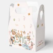 Wild one safari dieren kinderen verjaardagsfeestje bedankdoosjes (Geopend)