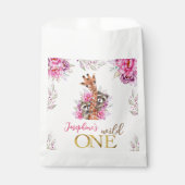 Wild one safari dieren kinderen verjaardagsfeestje bedankzakje (Voorkant)