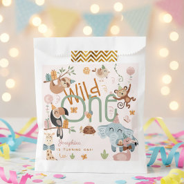 Wild one safari dieren kinderen verjaardagsfeestje bedankzakje