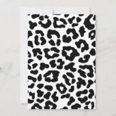 Wild One Safari Dieren Meisje 1e Verjaardagsfeest Kaart (Achterkant)