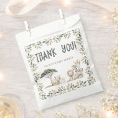 Wild One Safari Dieren Neutraal Baby shower Bedankzakje (Geknipt)