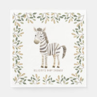 Wild One Safari Dieren Neutraal Baby shower
