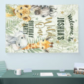 Wild One Safari Dieren Welkom Banner (Beurs)
