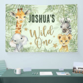 Wild One Safari Dieren Welkom Banner (Beurs)