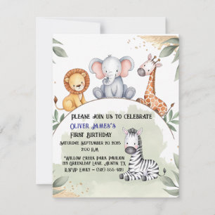 Wild One Safari, eerste uitnodiging