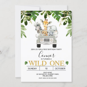 Wild One Safari, eerste uitnodiging