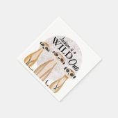 Wild One Safari eerste verjaardag Servet (Hoek)