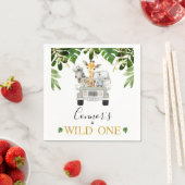 Wild One Safari eerste verjaardag Servet (Insitu)