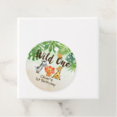 Wild One, Safari First Birthday Bedankjes Labels (In situ)
