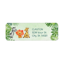 Wild One, Safari First Birthday Etiket