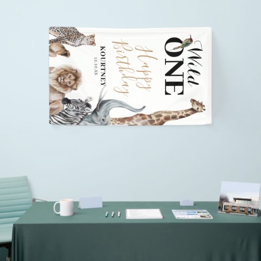 Wild One Safari First Birthday Party Spandoek (Beurs)