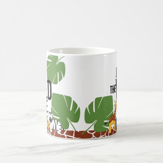 WILD ONE Safari First Birthday Personalized Koffiemok (Center)