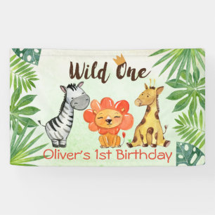 Wild One, Safari First Birthday Spandoek