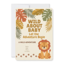 Wild One Safari | Geboorte Uitnodiging