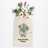  Wild One Safari Giraffe Tropical Animal Birthday Medium Cadeauzakje