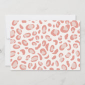 Wild One Safari Girl's eerste foto van de Birthday Kaart (Achterkant)