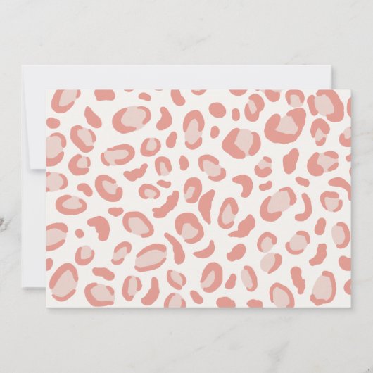 Wild One Safari Girl's eerste foto van de Birthday Kaart (Achterkant)