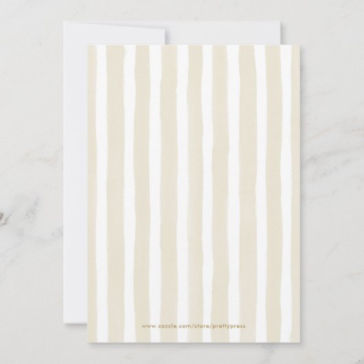 Wild One Safari Green Gender Neutral Baby shower Kaart (Achterkant)