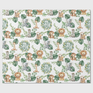 Wild One Safari Inpakpapier