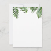 Wild One Safari Jungle 1e Verjaardag Kaart (Achterkant)