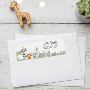 Wild One Safari Jungle Dieren Retouradres Etiket