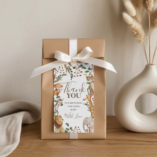 Wild One Safari Jungle Favor Cadeautags Cadeaulabel