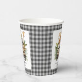 Wild One Safari Oerwoud 1e Verjaardag Papieren Bekers (Rechts)