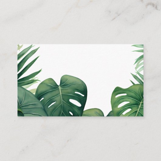 Wild One Safari Oerwoud Baby shower Boek Aanvraag Informatiekaartje (Achterkant)