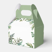Wild One Safari Oerwoud Baby shower Favor Box Bedankdoosjes (Achterkant)