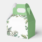 Wild One Safari Oerwoud Baby shower Favor Box Bedankdoosjes (Achterkant)
