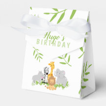 Wild One Safari Oerwoud Birthday Favor Box