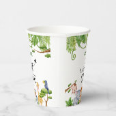 Wild One Safari Oerwoud Birthday Papieren Bekers (Rechts)