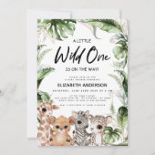 Wild One Safari Oerwoud Dieren Genderneutraal Kaart (Voorkant)