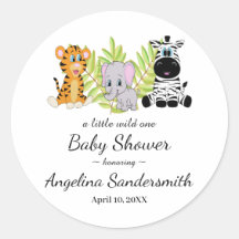 Wild One Safari Oerwoud Dieren Schattige Baby show