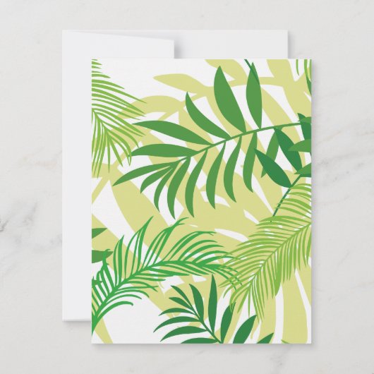 Wild One Safari OERWOUD Dieren Verjaardag Bedankkaart (Achterkant)