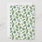 Wild One Safari Oerwoud Dierenjongen 1e Verjaardag Kaart (Achterkant)