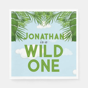 Wild One Safari Oerwoud Party Papieren servetten