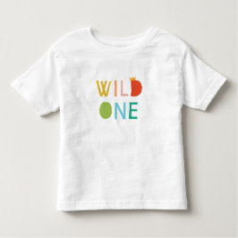 Wild One Safari Oerwoud T-shirt, Safari Heart Kinder Shirts