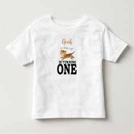 Wild One Safari Oerwoud Tiger 1ste verjaardag Kinder Shirts