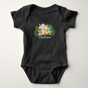 Wild One Safari Oerwoud Tropical Forest Woodland Romper