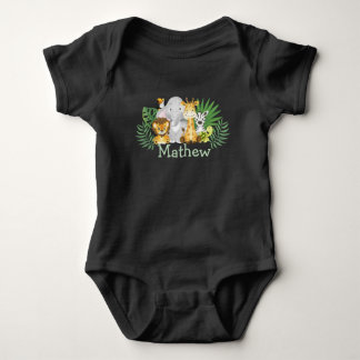 Wild One Safari Oerwoud Tropical Forest Woodland Romper