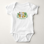 Wild One Safari Oerwoud Tropical Forest Woodland Romper (Voorkant)