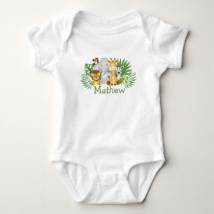 Wild One Safari Oerwoud Tropical Forest Woodland Romper