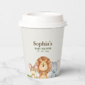 Wild One Safari  Papieren Bekers (Achterkant)