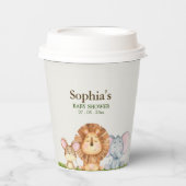 Wild One Safari  Papieren Bekers (Voorkant)