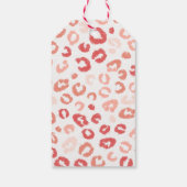 Wild One Safari Pink and Gold 1st Birthday Cadeaulabel (Achterkant)