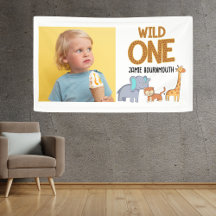 Wild One Safari Thema Jongens 1e Verjaardag